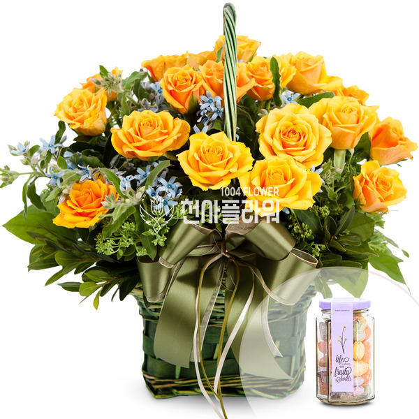 [화]노랑이+사탕